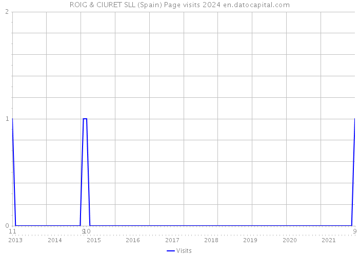 ROIG & CIURET SLL (Spain) Page visits 2024 