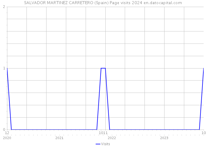 SALVADOR MARTINEZ CARRETERO (Spain) Page visits 2024 