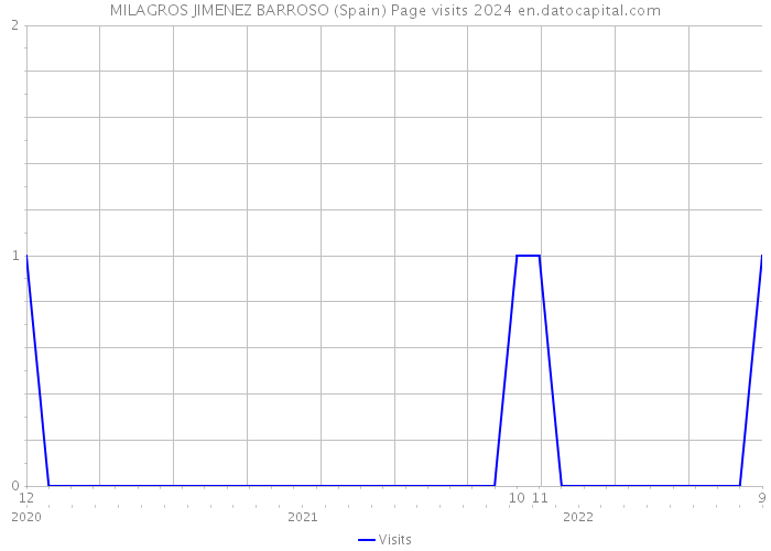 MILAGROS JIMENEZ BARROSO (Spain) Page visits 2024 