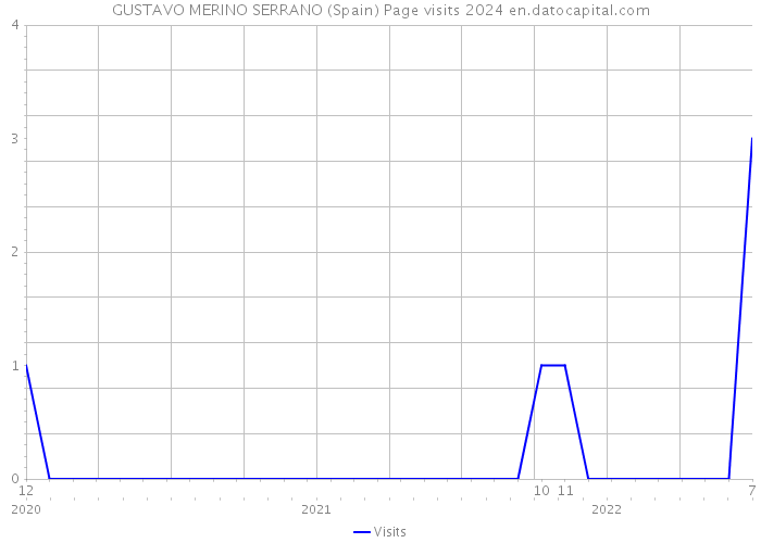 GUSTAVO MERINO SERRANO (Spain) Page visits 2024 