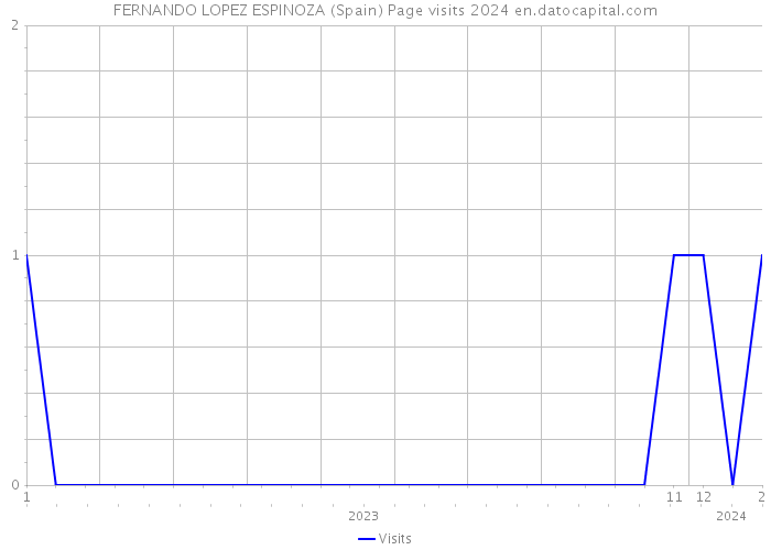 FERNANDO LOPEZ ESPINOZA (Spain) Page visits 2024 