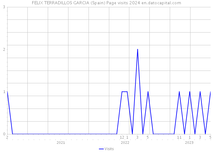 FELIX TERRADILLOS GARCIA (Spain) Page visits 2024 