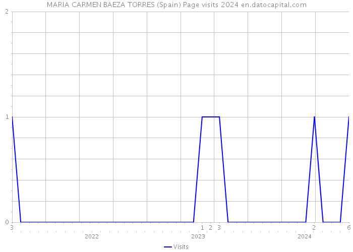MARIA CARMEN BAEZA TORRES (Spain) Page visits 2024 