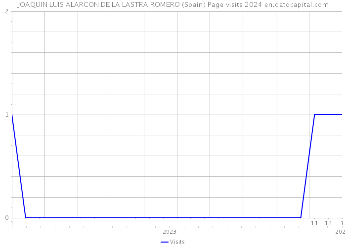 JOAQUIN LUIS ALARCON DE LA LASTRA ROMERO (Spain) Page visits 2024 
