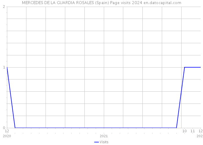 MERCEDES DE LA GUARDIA ROSALES (Spain) Page visits 2024 