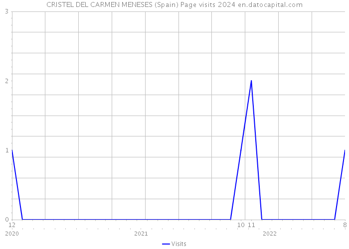 CRISTEL DEL CARMEN MENESES (Spain) Page visits 2024 
