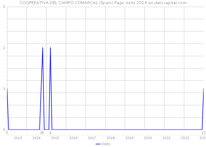 COOPERATIVA DEL CAMPO COMARCAL (Spain) Page visits 2024 