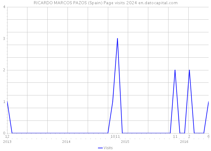 RICARDO MARCOS PAZOS (Spain) Page visits 2024 