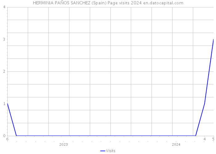 HERMINIA PAÑOS SANCHEZ (Spain) Page visits 2024 