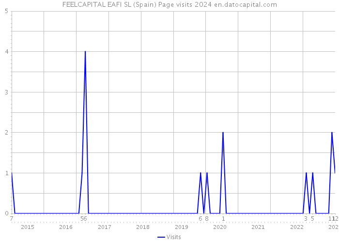 FEELCAPITAL EAFI SL (Spain) Page visits 2024 