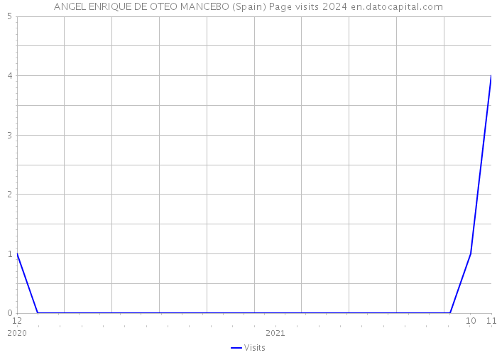 ANGEL ENRIQUE DE OTEO MANCEBO (Spain) Page visits 2024 