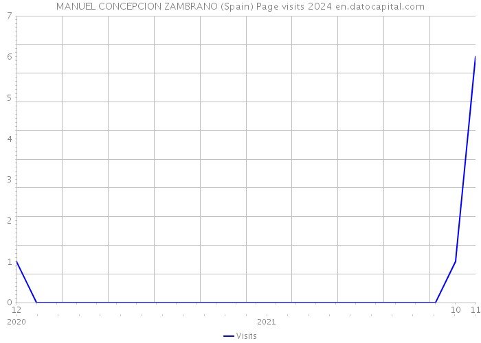 MANUEL CONCEPCION ZAMBRANO (Spain) Page visits 2024 