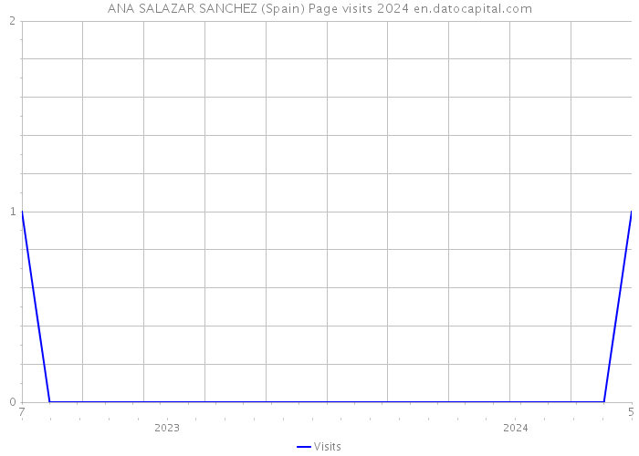 ANA SALAZAR SANCHEZ (Spain) Page visits 2024 