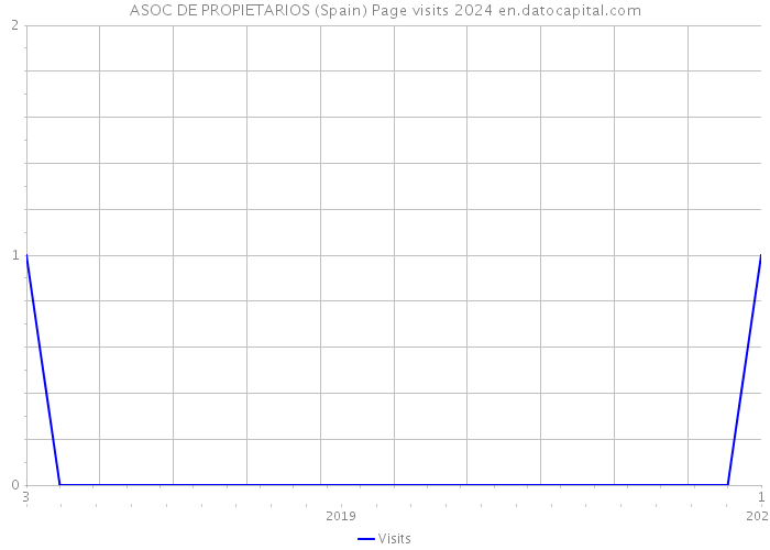 ASOC DE PROPIETARIOS (Spain) Page visits 2024 
