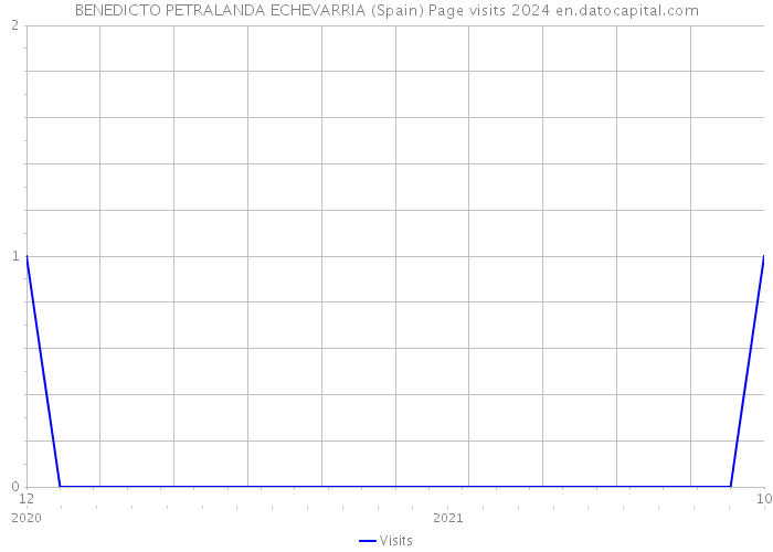 BENEDICTO PETRALANDA ECHEVARRIA (Spain) Page visits 2024 
