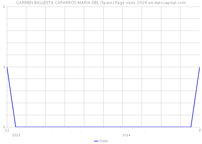 CARMEN BALLESTA CAPARROS MARIA DEL (Spain) Page visits 2024 