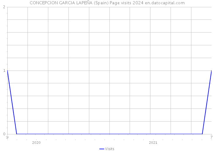 CONCEPCION GARCIA LAPEÑA (Spain) Page visits 2024 