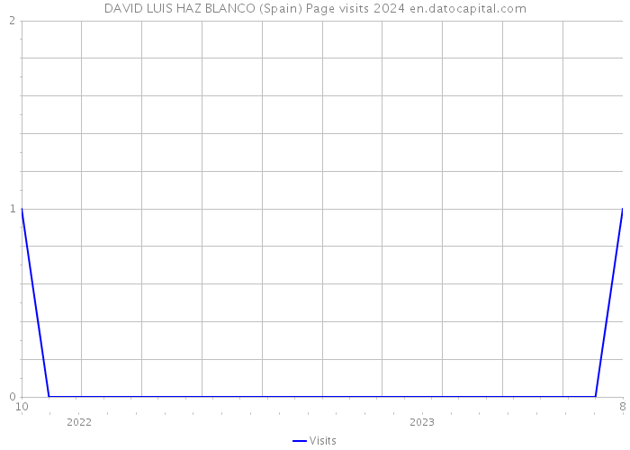 DAVID LUIS HAZ BLANCO (Spain) Page visits 2024 