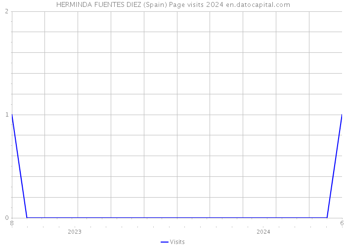 HERMINDA FUENTES DIEZ (Spain) Page visits 2024 