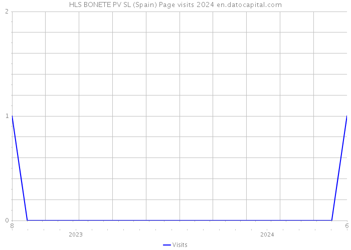 HLS BONETE PV SL (Spain) Page visits 2024 