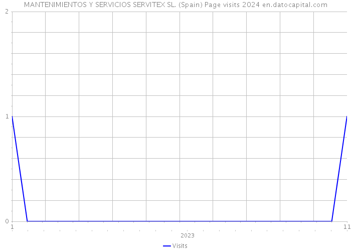 MANTENIMIENTOS Y SERVICIOS SERVITEX SL. (Spain) Page visits 2024 