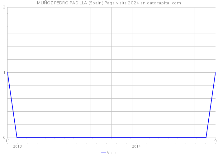MUÑOZ PEDRO PADILLA (Spain) Page visits 2024 