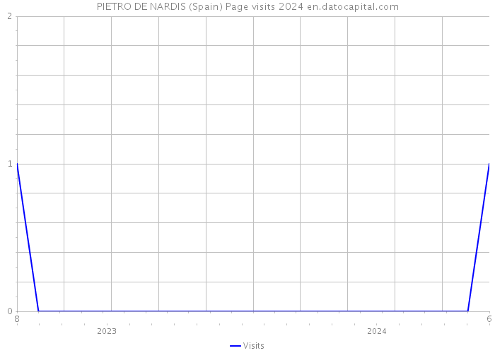 PIETRO DE NARDIS (Spain) Page visits 2024 