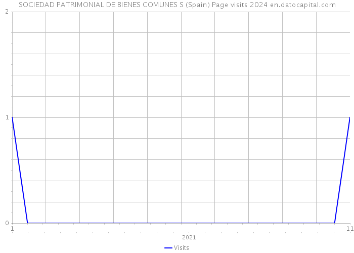 SOCIEDAD PATRIMONIAL DE BIENES COMUNES S (Spain) Page visits 2024 