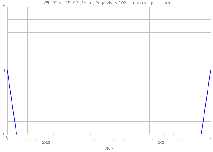 VELJKO VUKELICS (Spain) Page visits 2024 