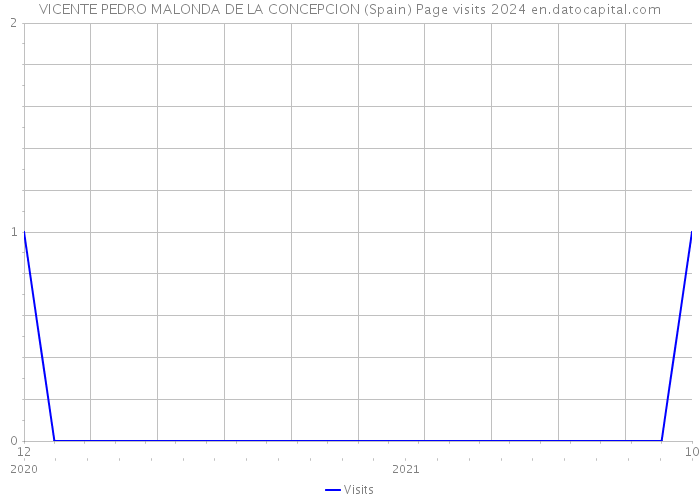 VICENTE PEDRO MALONDA DE LA CONCEPCION (Spain) Page visits 2024 