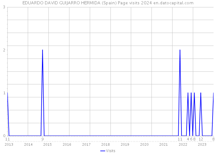 EDUARDO DAVID GUIJARRO HERMIDA (Spain) Page visits 2024 