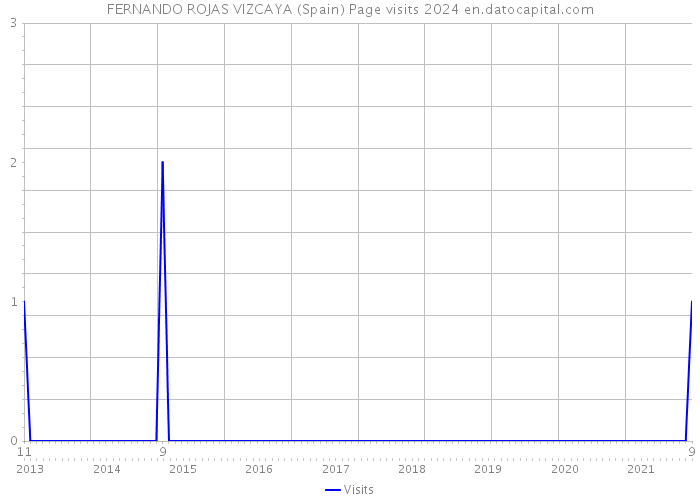 FERNANDO ROJAS VIZCAYA (Spain) Page visits 2024 