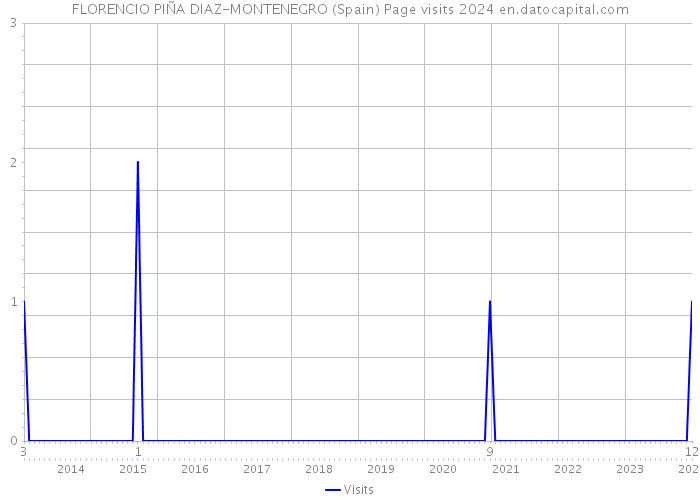 FLORENCIO PIÑA DIAZ-MONTENEGRO (Spain) Page visits 2024 
