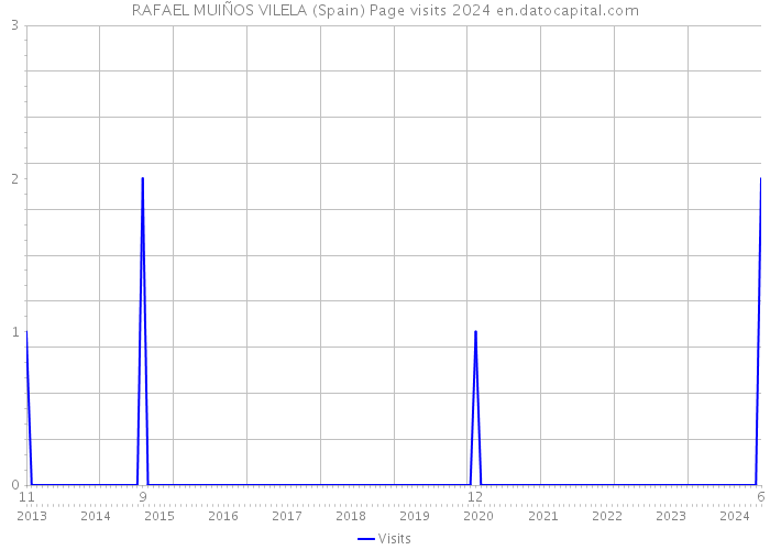 RAFAEL MUIÑOS VILELA (Spain) Page visits 2024 