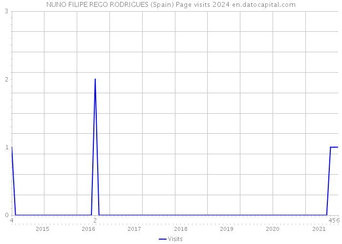 NUNO FILIPE REGO RODRIGUES (Spain) Page visits 2024 