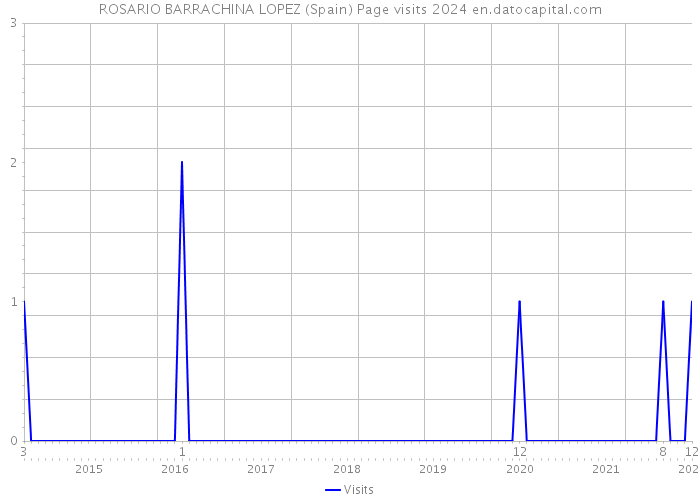 ROSARIO BARRACHINA LOPEZ (Spain) Page visits 2024 