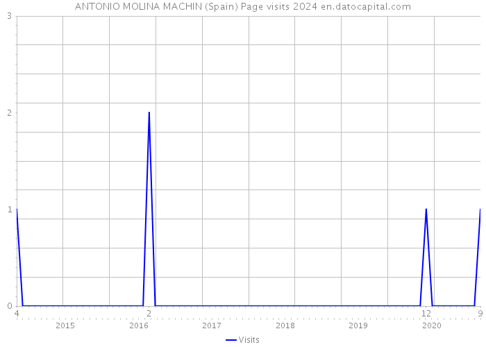 ANTONIO MOLINA MACHIN (Spain) Page visits 2024 
