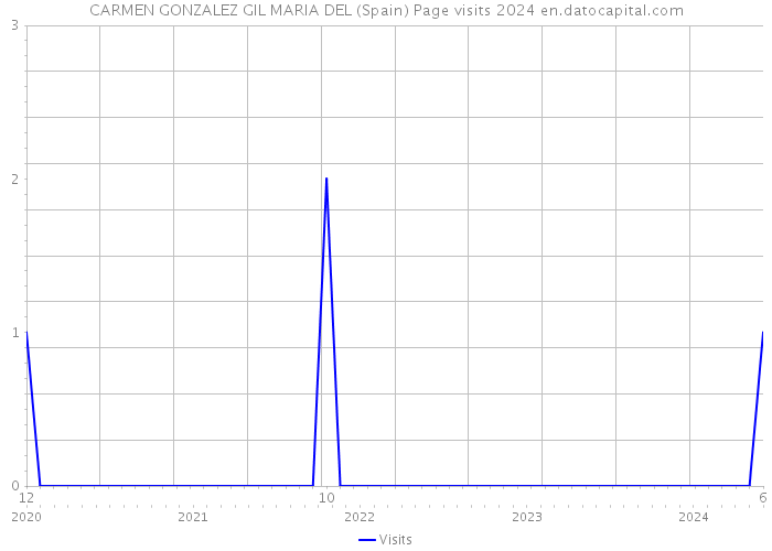 CARMEN GONZALEZ GIL MARIA DEL (Spain) Page visits 2024 