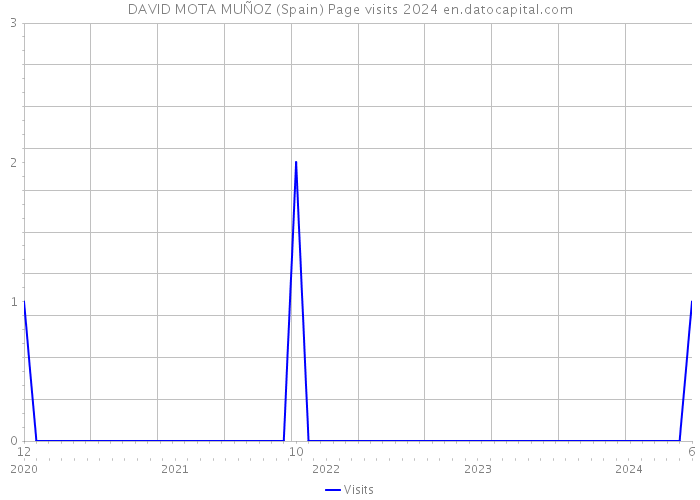 DAVID MOTA MUÑOZ (Spain) Page visits 2024 