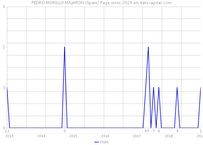 PEDRO MORILLO MAJARON (Spain) Page visits 2024 