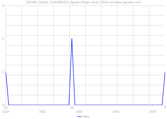 DAVID GASOL CUADRADO (Spain) Page visits 2024 