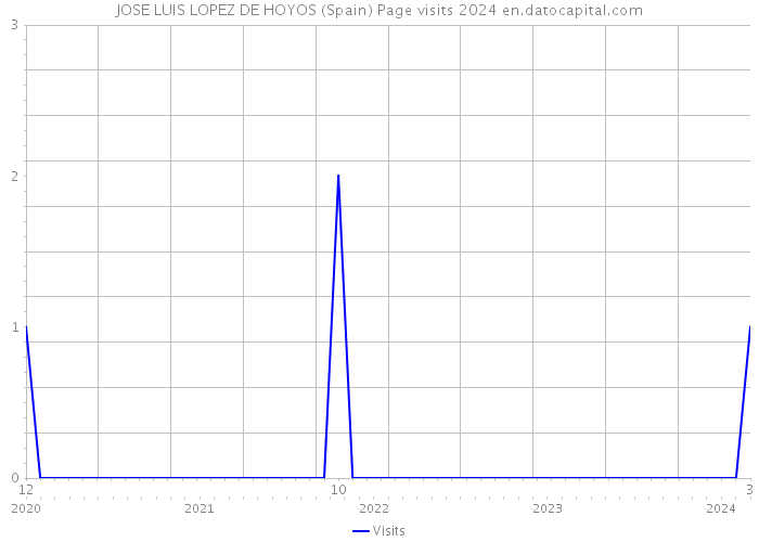 JOSE LUIS LOPEZ DE HOYOS (Spain) Page visits 2024 
