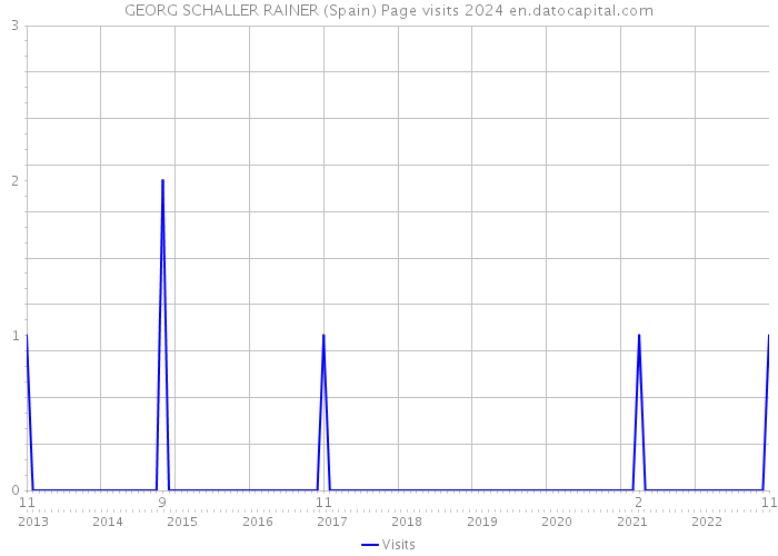 GEORG SCHALLER RAINER (Spain) Page visits 2024 