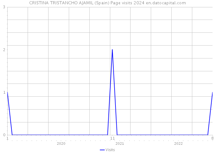CRISTINA TRISTANCHO AJAMIL (Spain) Page visits 2024 