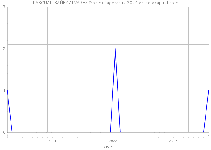 PASCUAL IBAÑEZ ALVAREZ (Spain) Page visits 2024 