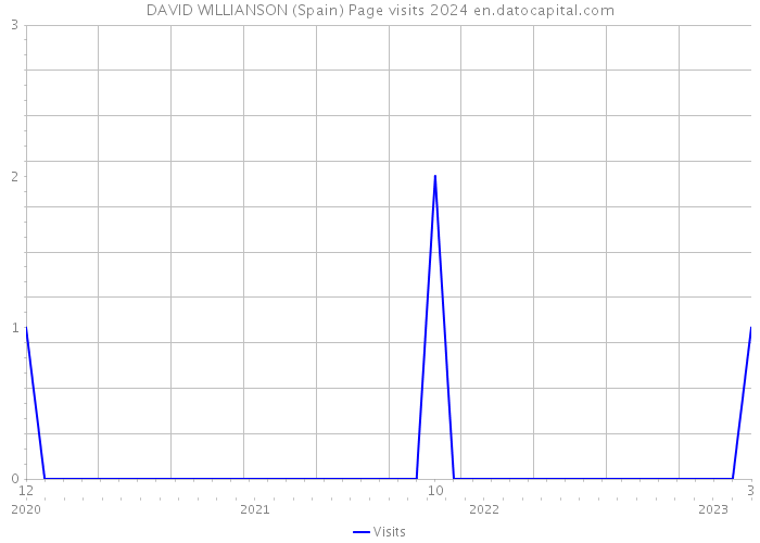 DAVID WILLIANSON (Spain) Page visits 2024 
