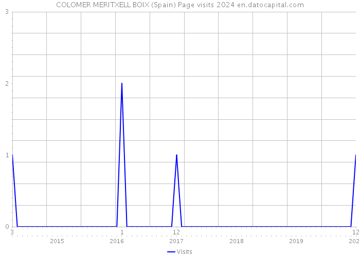 COLOMER MERITXELL BOIX (Spain) Page visits 2024 