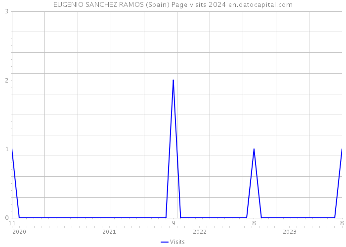 EUGENIO SANCHEZ RAMOS (Spain) Page visits 2024 