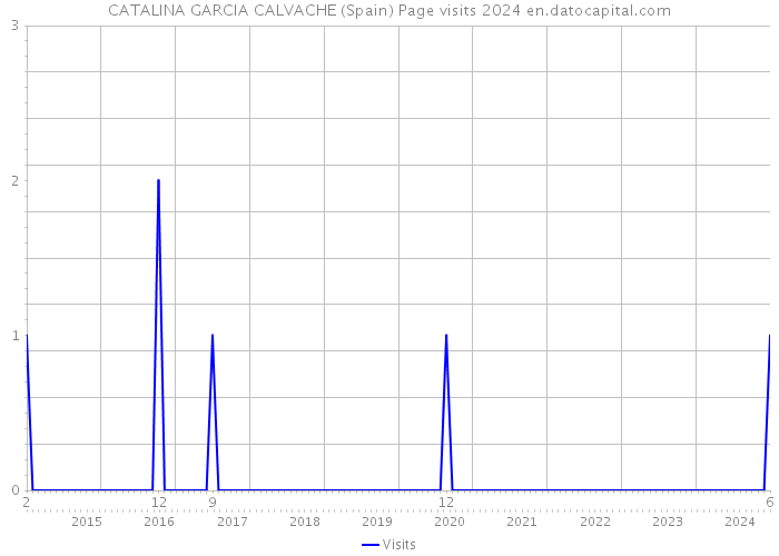 CATALINA GARCIA CALVACHE (Spain) Page visits 2024 