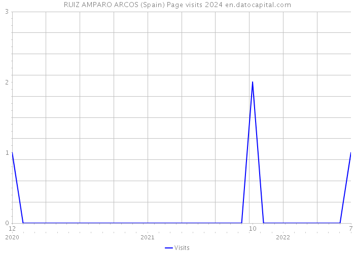 RUIZ AMPARO ARCOS (Spain) Page visits 2024 